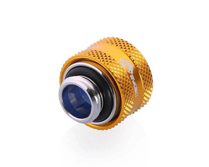 Bykski Anti-Off Rigid 12mm OD Fitting (B-FTHTJ-L12) - Gold