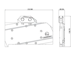 Bykski Full Coverage GPU Water Block and Backplate for GALAXY RTX 3060Ti EX (1-CLICK OC)(N-GY3060TIBK-X)