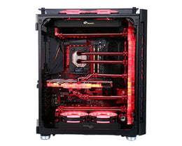 Bykski Distro Plate For CORSAIR 680X - PMMA w/ 5v Addressable RGB (RBW) (RGV-COS-680X-P-K) - DDC Pump With Armor