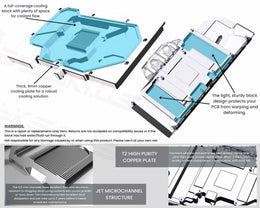 Bykski Full Coverage GPU Water Block and Backplate for NVIDIA GeForce RTX 4080 AIC Reference (N-RTX4080H-X)