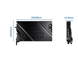 Granzon Full Armor GPU Water Block and Backplate For ASUS TUF/ROG STRIX Geforce RTX 4080 (GBN-AS4080STRIX)