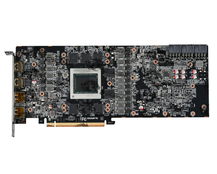 USED:Bykski Full Coverage GPU Water Block and Backplate for Gigabyte RX 6900XT Gaming OC (A-GV6900XTGMOC-X)