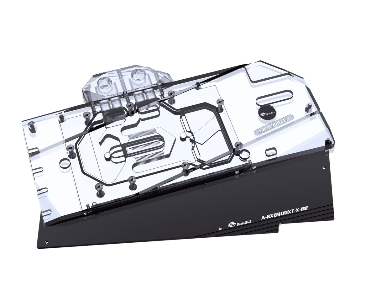 Bykski Full Coverage GPU Water Block and Backplate for AMD Radeon RX 6900XT Founders Edition (A-RX6900XT-X)