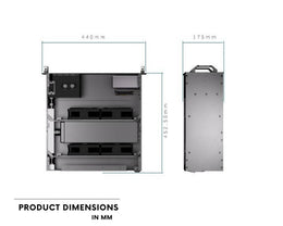 Bykski SPD 4U Rackmount Server Liquid Cooling Unit - 8 GPU Optimized Thermal Solution (B-640TK100-SPD-X)