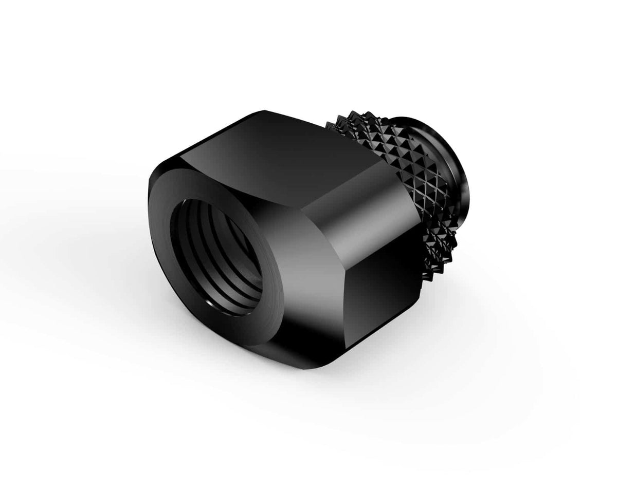 Bykski G 1/4in. Male to Female Rotary 6mm Offset Fitting (CC-HR-X) - Black