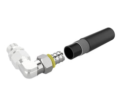 Bykski Stainless Steel Durable Server P-Lok DIY Fitting - 18mm Threaded to Barbed for 10mm (3/8) Tubing (CC-TJ-SR-P-12-6)