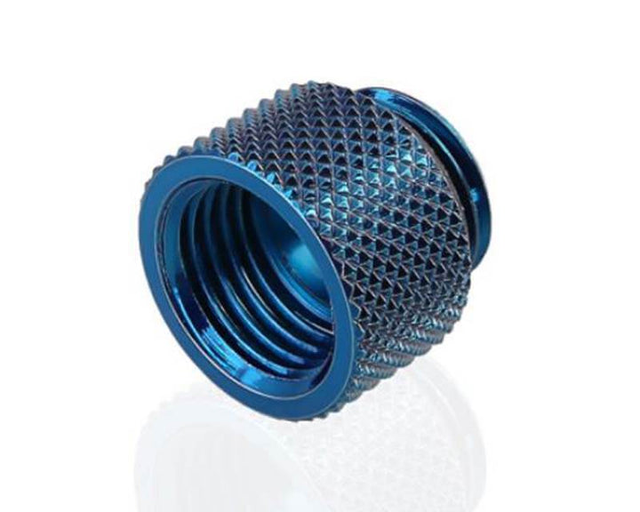 Bykski G 1/4in. Male/Female Extension Coupler - 10mm (B-EXJ-10) - Blue