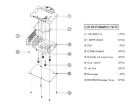 Bykski Full Coverage GPU Water Block and Backplate for iGame RTX 3060 bilibili E-sports Edition 12G (N-IG3060-X)