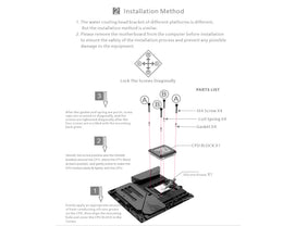 Bykski CPU-XPR-MK-I-V4 CPU Water Cooling Block for Intel (LGA 115x / 1200 / 20xx)