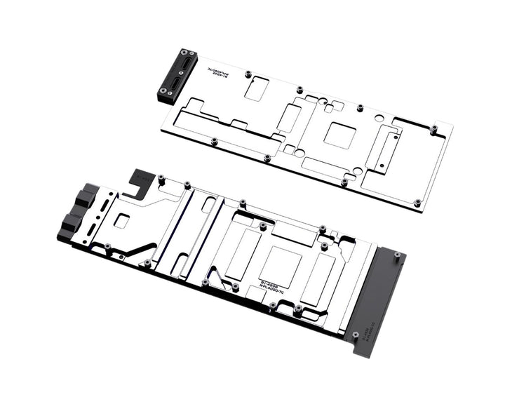 Bykski Durable Metal/POM GPU Water Block and Backplate For NVIDIA GEFORCE RTX 4090D Turbo Edition 48GB (N-PL4090-TC) - Continuous Usage