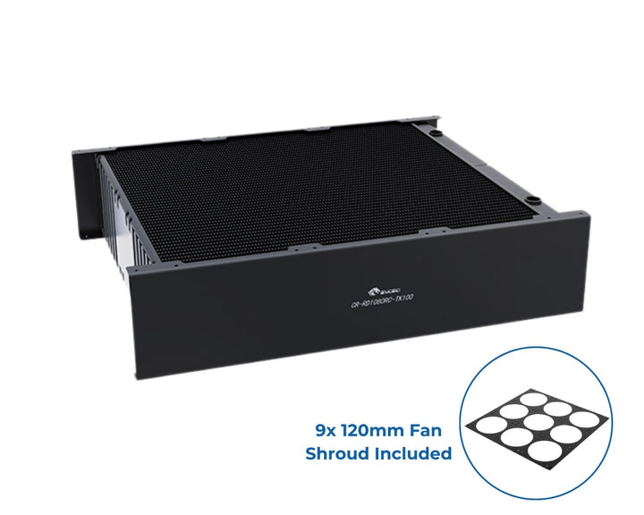 Bykski Extreme-Performance Multi-Block 4,200W Heat Dissipation Radiator, 9x120mm Support (CR-RD1080RC-TK100)