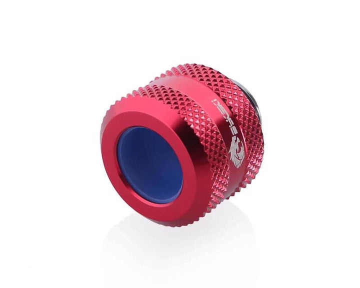 Bykski Anti-Off Rigid 12mm OD Fitting (B-FTHTJ-L12) - Red