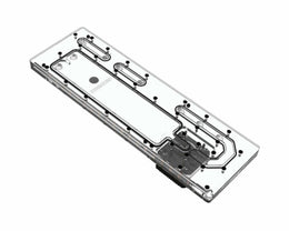 Bykski Distro Plate For ASUS ROG Hyperion GR701 PMMA w/ 5v Addressable RGB(RBW) (RGV-AS-GR701-P-K) - DDC Pump With Armor