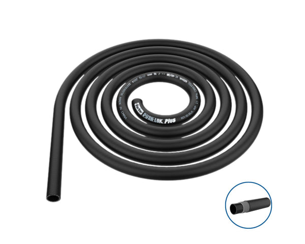 Bykski Push Lok Plus Flexible Durable Server Tubing 10mm (3/8in) ID Single Fiber Braid - 10 Feet (B-PK-801-6-BLK)