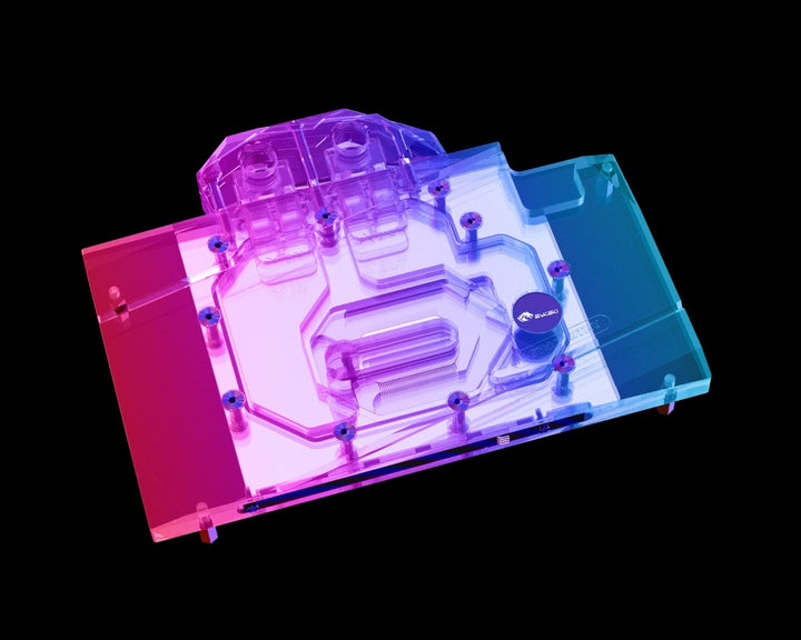 Bykski Full Coverage GPU Water Block and Backplate For GALAX GeForce RTX 4070 Ti Overseas Edition (N-GY4070TI-X)