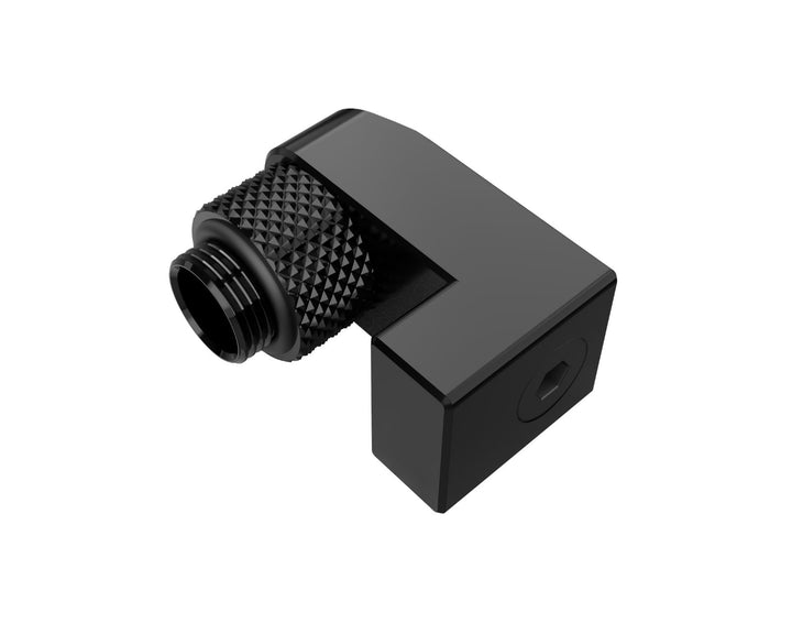 Bykski G 1/4in. Male to Female Supported Rotary Offset Fitting (CC-HR-15-X) - Black
