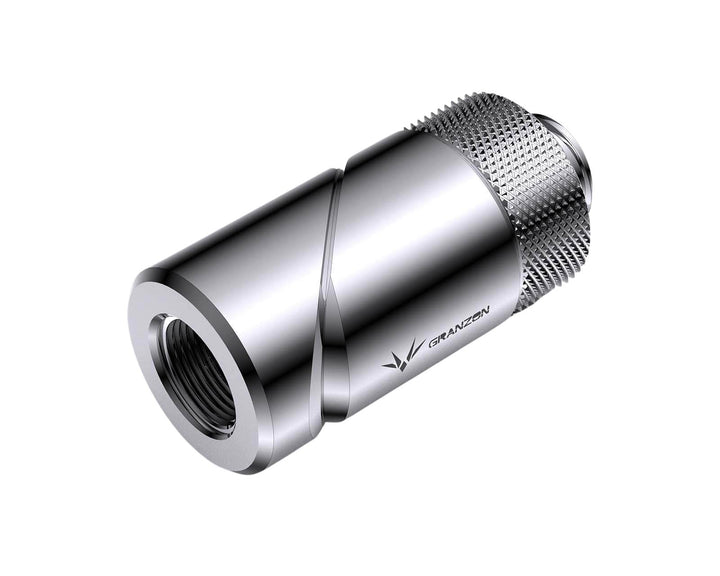 Granzon G 1/4in. Male to Female 0 - 90 Degree Multi Directional Rotary Elbow Fitting (GD-SK-S) - Silver