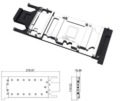 Bykski Durable Metal/POM GPU Water Block and Backplate For NVIDIA GeForce RTX 5090 32G DDR7 (N-RTX5090-115-SR) - Continuous Usage