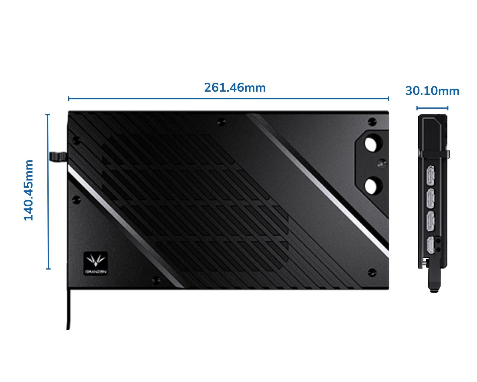 Granzon Full Armor GPU Water Block and Backplate for AORUS