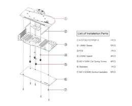 Bykski Full Coverage GPU Water Block and Backplate for Zotac RTX 3070Ti 8GD6 PGF OC (N-ST3070TIPGF-X)