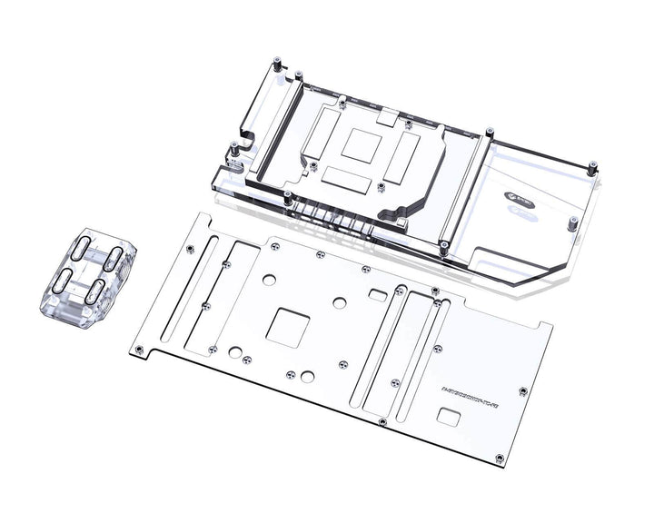 Bykski Full Coverage GPU Water Block w/ Integrated Active Backplate for Zotac RTX 3090 HOF Extreme Limited Edition (N-GY3090HOF-TC)