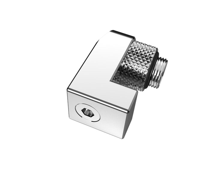 Bykski G 1/4in. Male to Female Supported Rotary 20mm Offset Fitting (CC-HR-20-X) - Silver