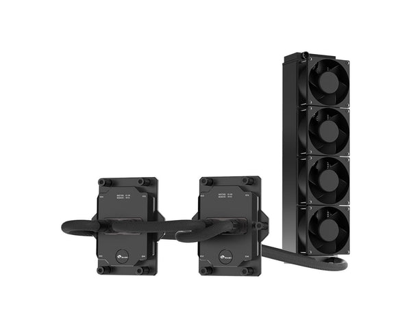 Bykski Durable 4x80mm 2U Server AIO Liquid CPU Cooler For Dual AMD EPYC (Socket SP5/LGA 6096) - Continuous Usage