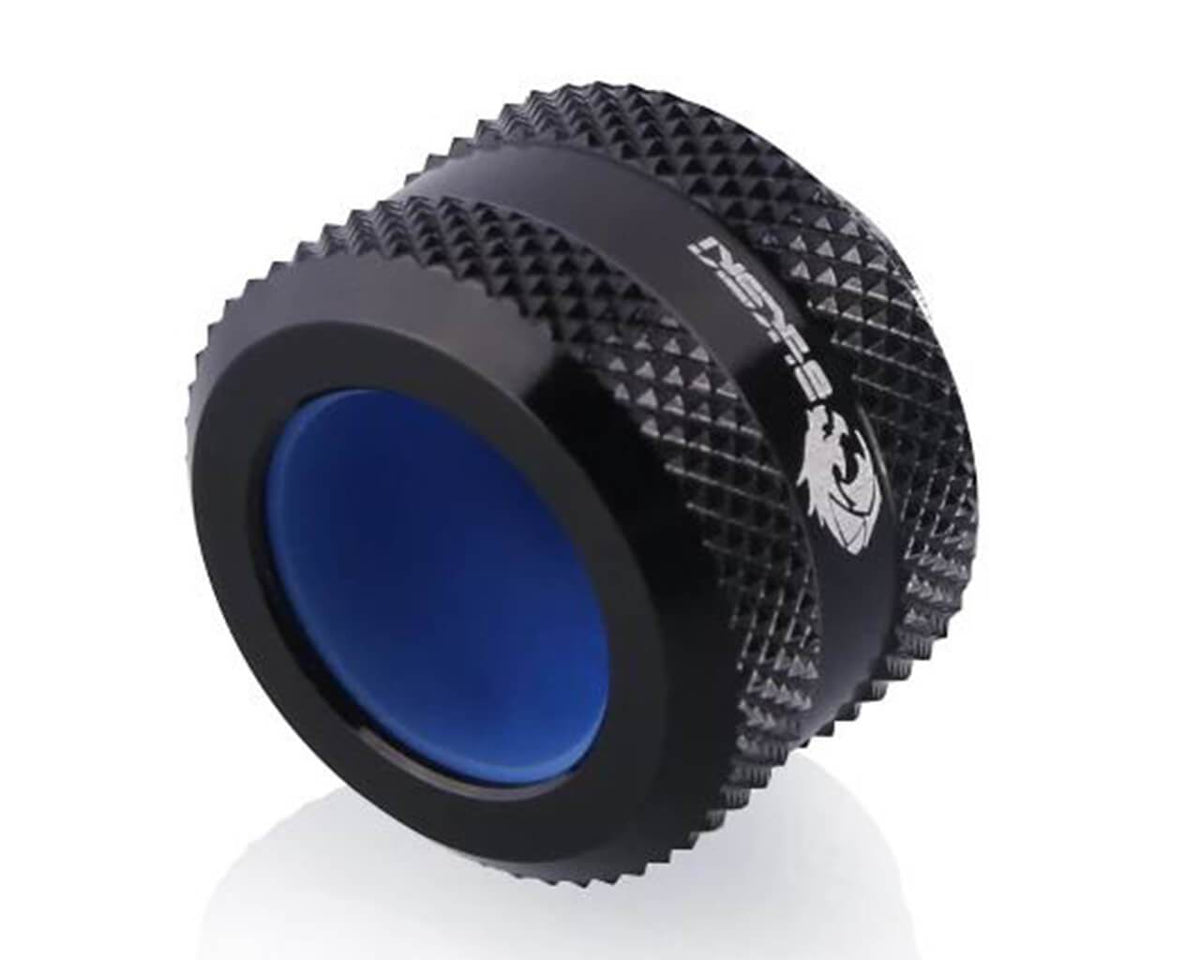 Bykski Anti-Off Rigid 14mm OD Fitting - Black (B-FTHTJ-L14) - Black