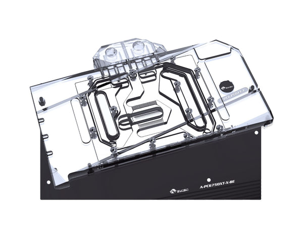 Bykski Full Coverage GPU Water Block and Backplate for PowerColor RX 6750 XT Red Devil (A-PC6750XT-X)