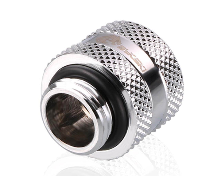 Bykski Rigid 14mm OD Fitting V2 (B-HTJV2-L14) - Silver