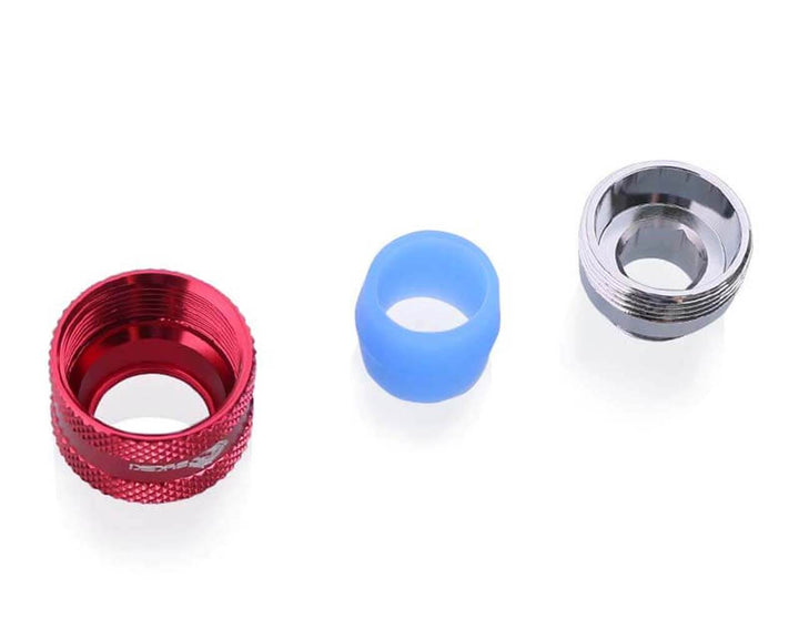Bykski Anti-Off Rigid 12mm OD Fitting (B-FTHTJ-L12) - Red