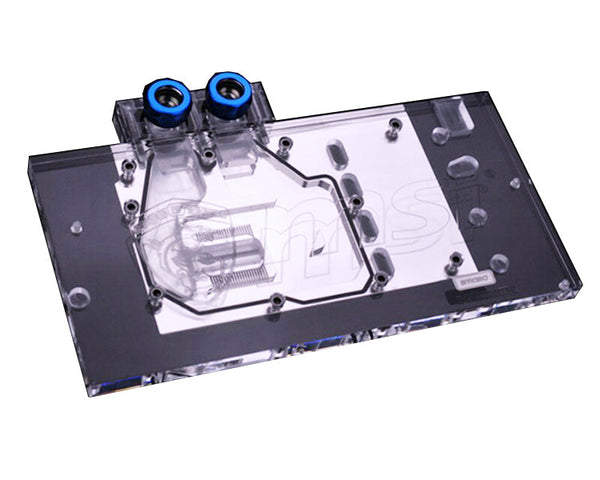 Bykski Full Coverage GPU Water Block for MSI GTX 1060 6G Duke  - Clear W/ RBW (N-MS1060DARK-X)