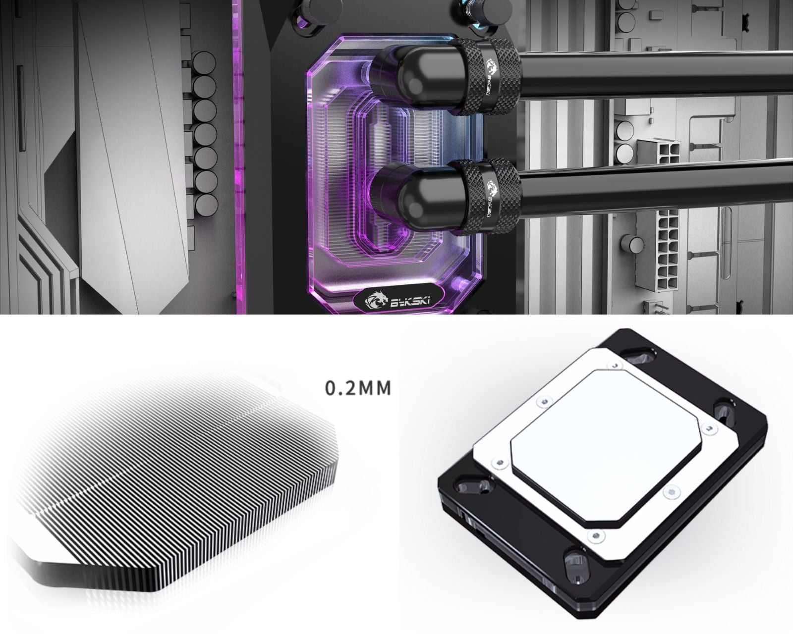 Bykski CPU-RAY-MC-M High-Efficiency CPU Water Cooling Block