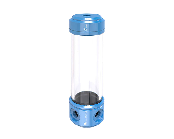 Bykski 50mm Anodized Aluminum Cylindrical Reservoir - 200mm (CT-AL-V2) - Blue