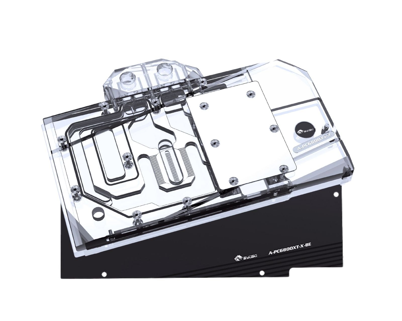 Bykski Full Coverage GPU Water Block and Backplate for PowerColor