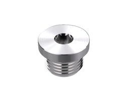 Bykski Server Water Cooling Series - Stainless Steel Port Cap (CC-PD-SR) - Available in Six BSPP Sizes - G 1/8