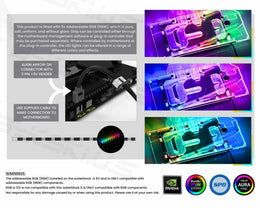 Bykski Full Coverage GPU Water Block and Backplate for Zotac Gaming GeForce 4070Ti OC (N-ST4070TIXG-X)