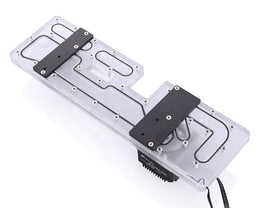 Bykski Distro Plate For Deepcool EATX 55 - FROSTED PMMA w/ 5v Addressable RGB (RBW) - Pump Included (RGV-DP-EATX-55 )