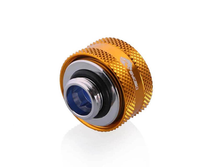 Bykski Anti-Off Rigid 16mm OD Fitting (B-FTHTJ-L16) - Gold
