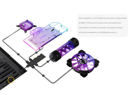 Bykski 1 to 10 12V RGB  Synchronization / Expansion Bus (B-MBDT-1TO10-RGB)
