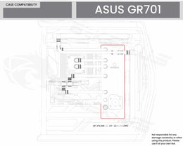 Bykski Distro Plate For ASUS ROG Hyperion GR701 PMMA w/ 5v Addressable RGB(RBW) (RGV-AS-GR701-P-K) - DDC Pump With Armor