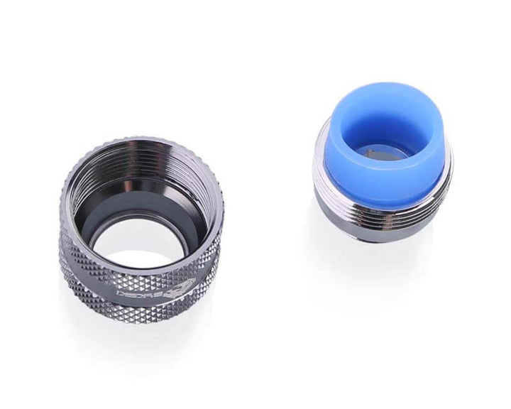 Bykski Anti-Off Rigid 12mm OD Fitting (B-FTHTJ-L12) - Grey