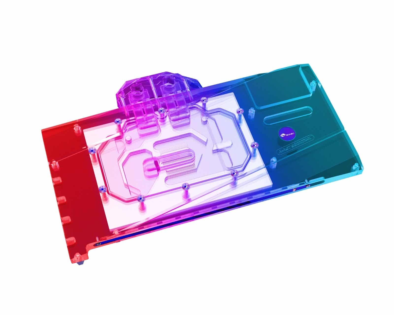 Bykski Full Coverage GPU Water Block and Backplate for ASUS