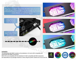 Bykski Armored End Port GPU Water Block with Backplate For ASUS TUF GeForce RTX 5080-016G-GAMING (N-AS5080TUF-X)