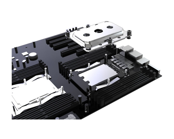 Bykski CPU-SR3647-X XEON CPU Water Cooling Block - Full Metal - Nickel Plated - Gray (CPU-SR3647-X) (LGA 3647)