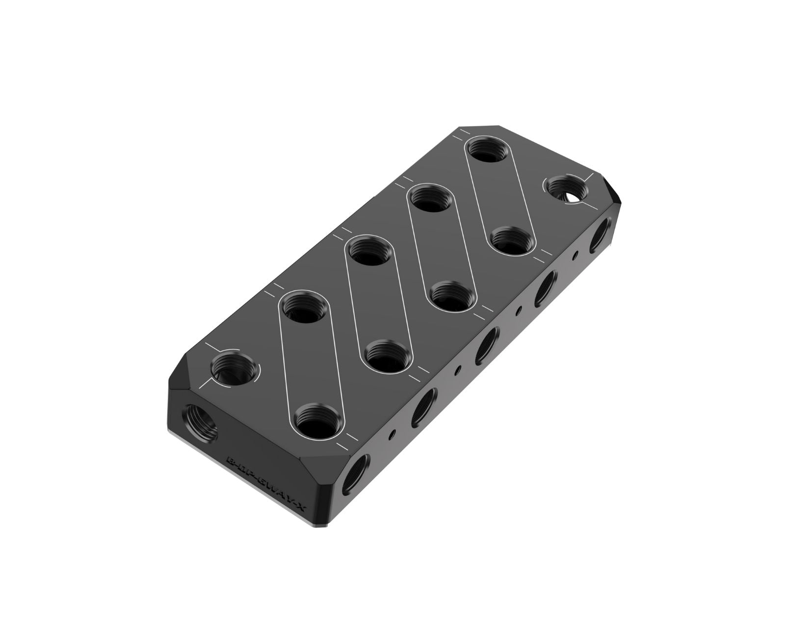 Bykski Versatile POM Fluid Distribution/Routing Block Engineered For 2 ...