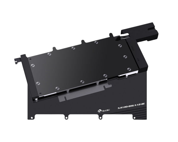 Bykski Durable Metal/POM GPU Water Block and Backplate For NVIDIA H100/H800 80GB (N-H100-80G-X-V2) - Continuous Usage