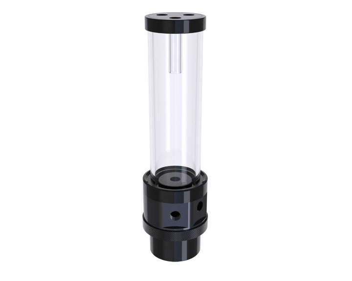 Bykski Complete CP-D5PB-V2 Pump / PMMA Reservoir Combo, Armored / POM - Black (CP-NWD5-V2-CT60-200-BK) - 200MM