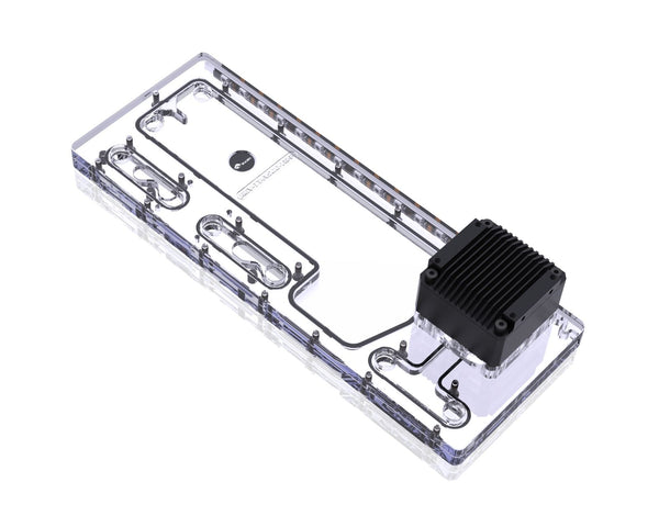 Bykski Distro Plate For Thermaltake A500 TG - PMMA w/ 5v Addressable RGB (RBW) (RGV-TT-A500-TG-P-K) - DDC Pump With Armor