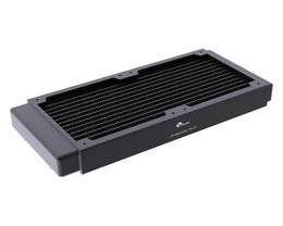 Bykski 240mm x 30mm RC Series Radiator, 120mm x 2, Dual Fan (CR-RD240RC-TN-V2) - Black